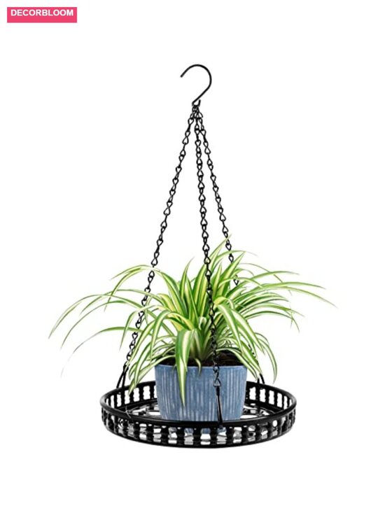 Other - Metal Hanging Plant Holder Shelf for Indoor Outdoor, Adjustable Chain, Weather